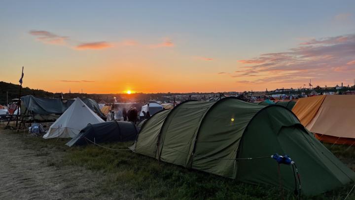 Lejrplads fra Spejdernes Lejr 2022